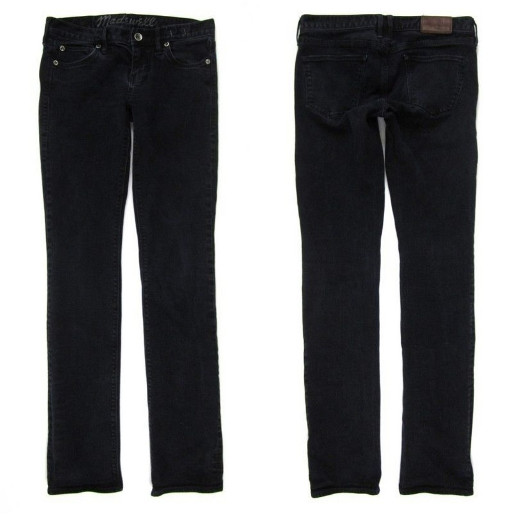 Madewell 26 Rail Straight Grey Skinny Jeans
